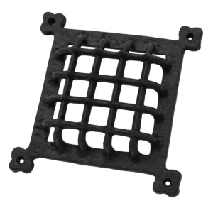 Mystic Colonial Hardware Solid Cast Iron Decorative Grille – Rustic Speaksy Vent Cover for Cabinets, Shutters, Doors, and Air Vents