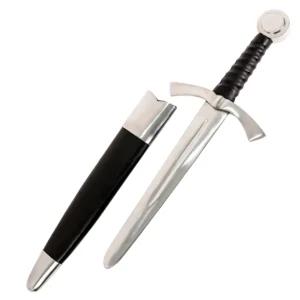 Medieval Historic Dagger with Scabbard – Decorative Steel Collectible