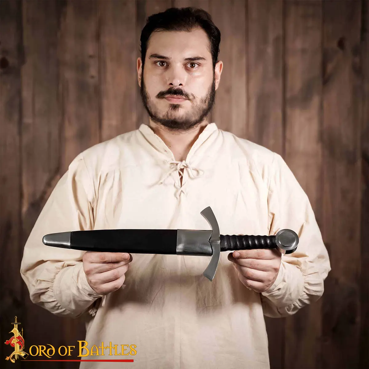 Medieval Historic Dagger with Scabbard – Decorative Steel Collectible - Image 8