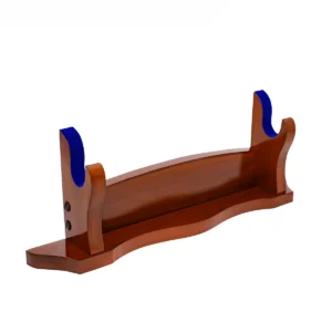 Single Tier Handcrafted Genuine Hardwood Sword and Axe Stand