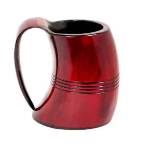 Horn Tankard – Viking Crimson Ox Horn Beer Mug