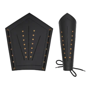 Medieval Leather Greaves