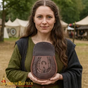 Medieval Sporran with Tied Tassels Belt Bag