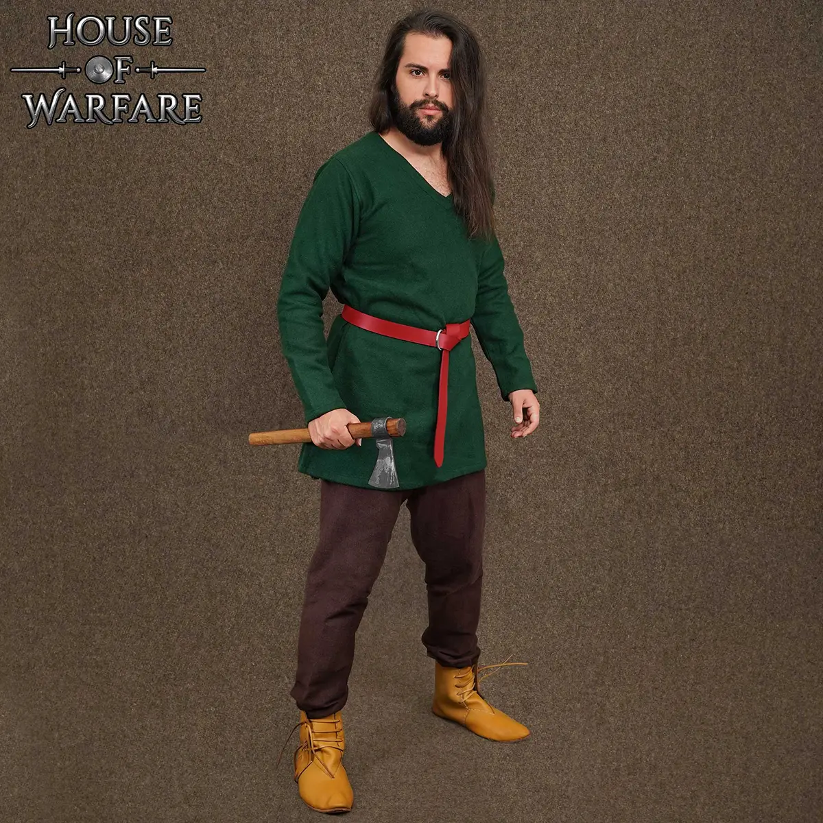 Medieval Leather O-Ring Belt Warrior’s Belt for Tunics & Robes - Image 8