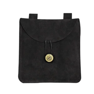 Large Genuine Suede Pouch
