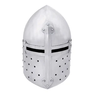 Crusader Knight Sugar Loaf Helmet with Padded Liner