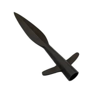 Hand-Forged Medieval Winged Spearhead, Ideal for LARP, Stage Combat & Collections