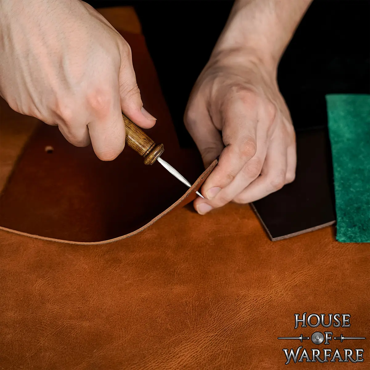 Leather Needle Awl -Polished Wooden Handle | Traditional Stitching Tool Leather Needle Awl -Polished Wooden Handle | Traditional Stitching Tool - Image 2