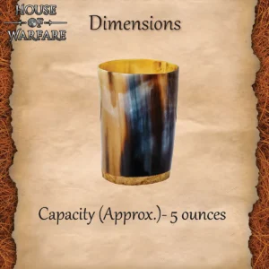 Horn Shot Glass Handcrafted Genuine Horn Drinkware