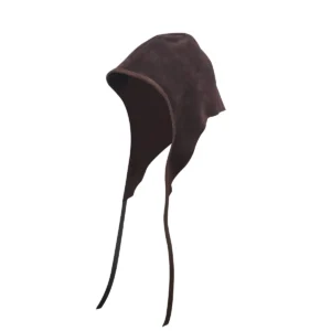 Suede Medieval Peasant Cap
