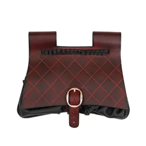 Black Late Medieval Belt Bag