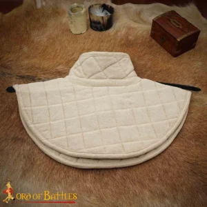 Medieval Padded Collar - Quilted Arming Wear