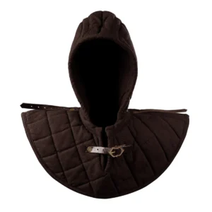 Arming Quilted Hood with Collar
