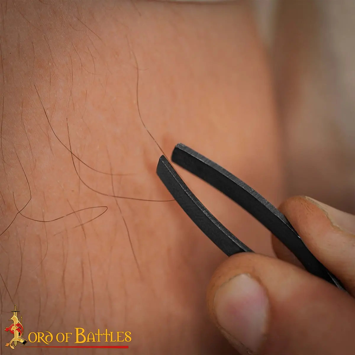 Medieval Hand-Forged Iron Tweezer – Traditional Grooming Tool with Twisted Handle Medieval Hand-Forged Iron Tweezer – Traditional Grooming Tool with Twisted Handle - Image 2