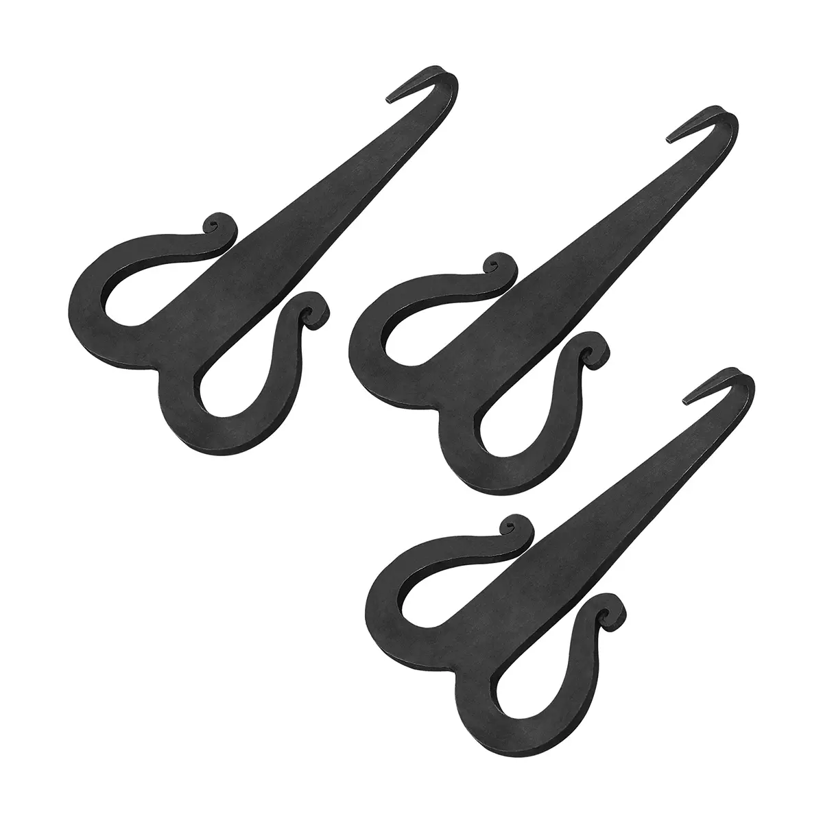 Celtic Hand Forged Iron Belt Hook Buckle Functional Medieval Accessory Celtic Hand Forged Iron Belt Hook Buckle Functional Medieval Accessory