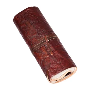 The Mythical Wanderer Brown Leather Scroll Journal