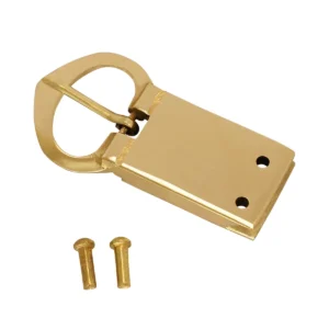 Gorgeous Pure Solid Brass Belt Buckle Fully Functional Belt Accessory