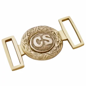 Civil War Confederate officers Brass Belt Buckle