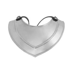 Knight Gorget Armor, 18 Gauge Steel Medieval Neck Guard for LARP & Battle Gear