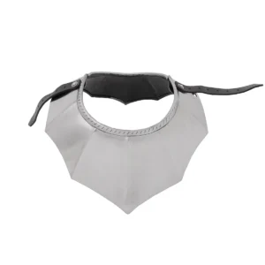 Gothic Knight Gorget with fluting and roped design edges 16 gauge