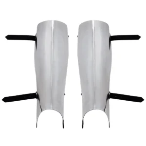 Late Medieval Knightly Steel Greaves