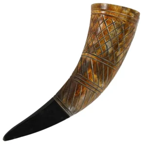 Relic Handcarved Medieval Horn
