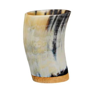 Frostveil Viking Horn Shot Glass