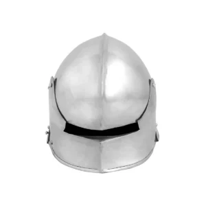 German Sallet Helmet - Medieval Steel Sallet with Visor