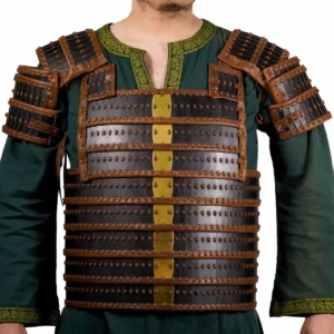 Medieval La Milar Scale Armour – 20 Gauge Steel with Leather Backing – Functional Lamellar Body Defence