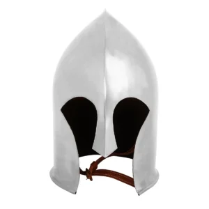 Elven Warrior Helmet with Real Leather Liner for LARP and Cosplay 16 gauge