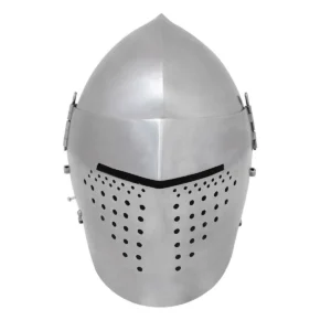 Medieval Bascinet Helmet | 14-Gauge Steel Knight Armor