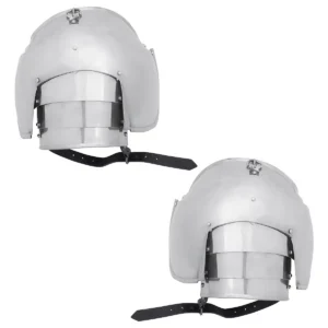 Renaissance Knightly Pauldrons 16 gauge