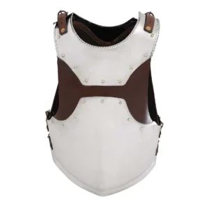 Lord Of Battles Medieval Knight Cuirass with Leather Fittings Handmade Steel Genuine Leather Fully Functional Defensive Armor Reenactments LARP