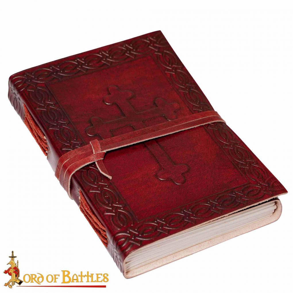 Celtic Cross Leather Journal
