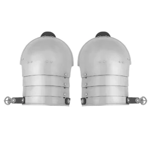 Medieval Knightly Classic Steel Pauldrons 16 gauge