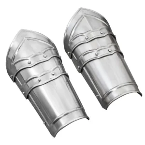 Medieval Fantasy Steel Bracers for LARP
