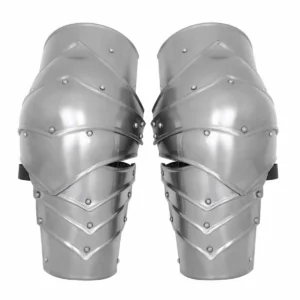 Medieval Bracer Avenger with Articulated Elbow – Polished Steel