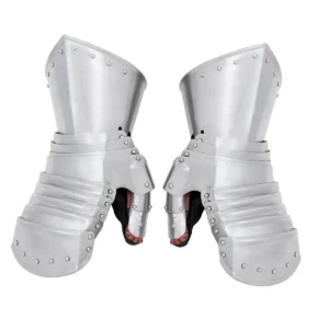 Medieval Maximilian Mitten Gauntlets 16 gauge