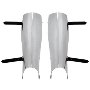 Late Medieval Knightly Steel Greaves