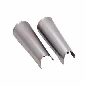 Medieval Steel Greaves – Simple Leg Armor Protection for LARP & Costume