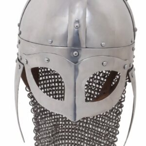 Viking Steel Helmet with Chainmail