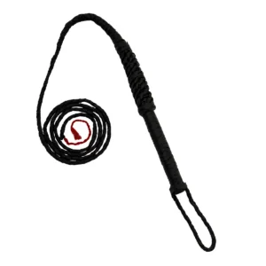 Medieval braided leather bullwhip