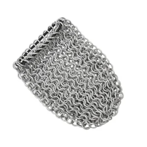 Chainmail Medieval – 8mm Butted  Ring – 16 Gauge, Aluminium – Ideal for Chainmail DIY & Repairs