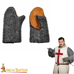 Chain Mail Gloves Riveted 9 mm 17 Gauge