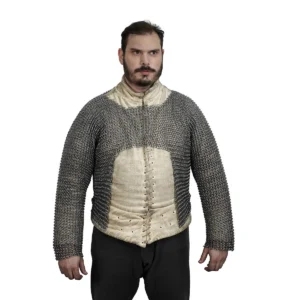 Medieval Chainmail Half Hauberk – 9mm 16 Gauge Butted High-Tensile Spring Steel