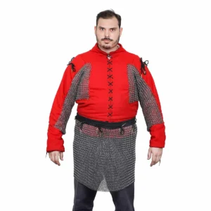 Medieval Chainmail Skirt 9 mm Butted Ring, 16 Gauge Spring Steel – for LARP, SCA & Reenactments