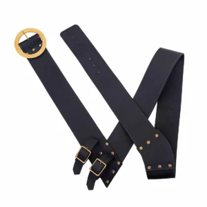 Medieval Sword Baldric - Leather Shoulder Belt