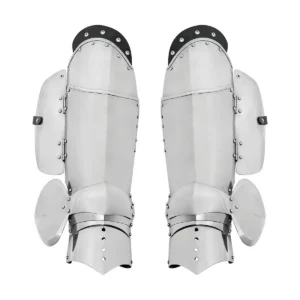 Leg Armor Set / Cuisse and Poleyn – 16 Gauge Steel