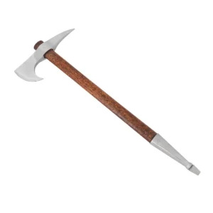Warrior Sagaris Axe – Hand-Forged Carbon Steel Head with Wood Shaft, LARP, Display, Stage