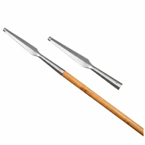 Medieval Spear Head - Hand-Forged Carbon Steel Blade